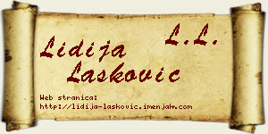 Lidija Lasković vizit kartica
